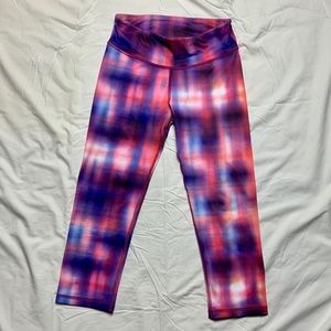 Colorful workout capris